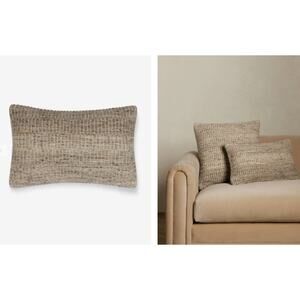 Lulu And Georgia Riri Lumbar Pillow Dark‎ Natural 13 x 20" Set of 2